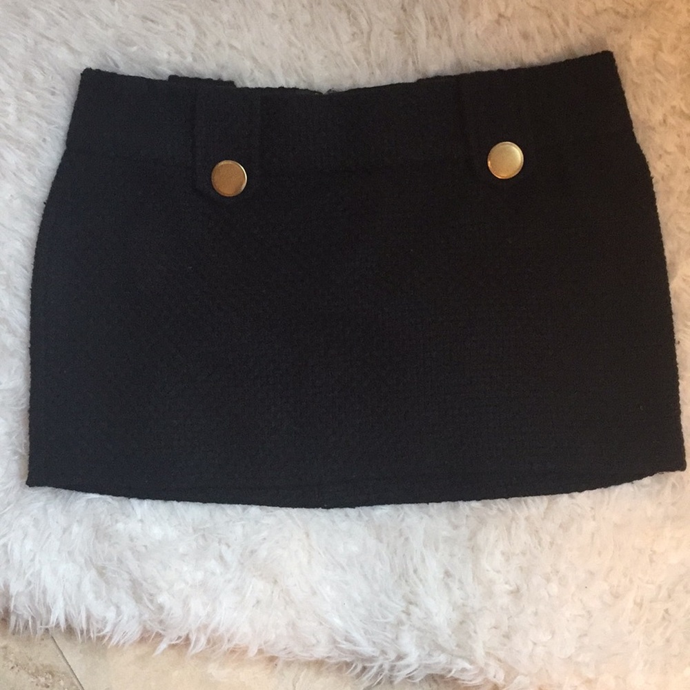 Black Charlotte Russe Mini Skirt Size 8